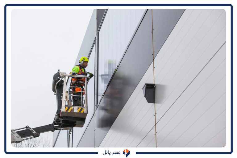 نصب ساندویچ پانل دیواری