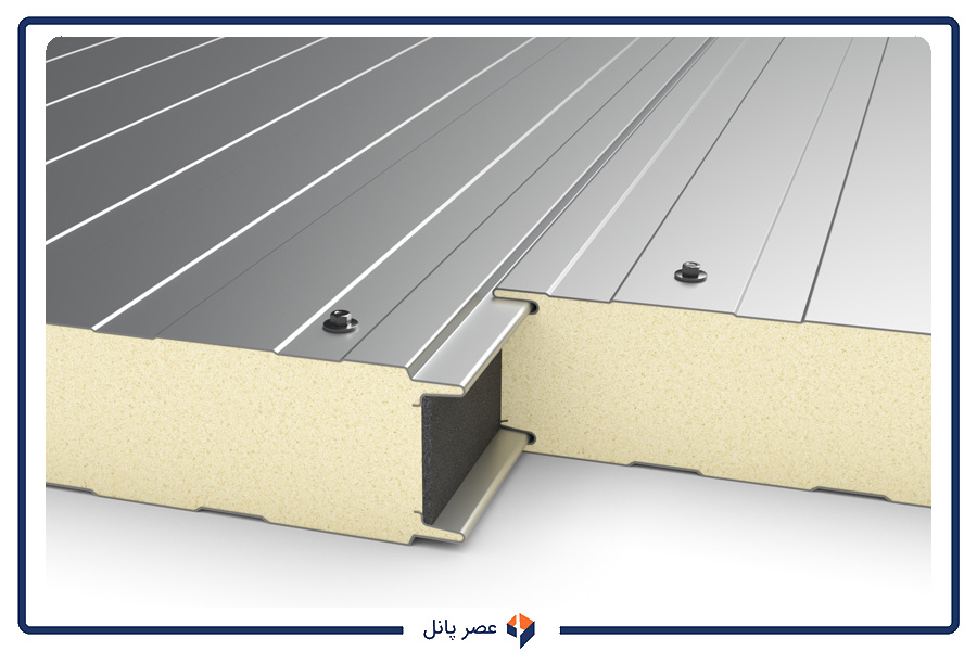 ساندویچ پانل دیواری پیچ نمایان