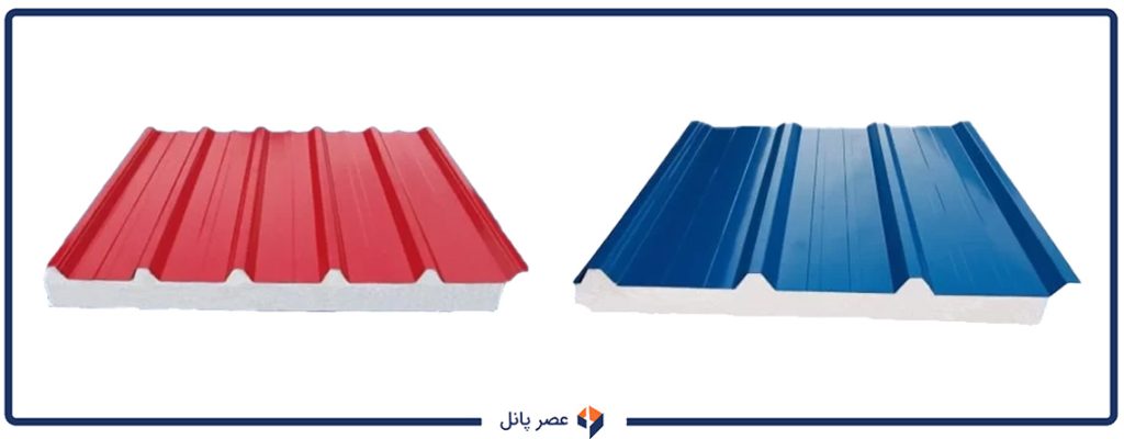 ساندویچ پنل سقف 3 گام و 5 گام